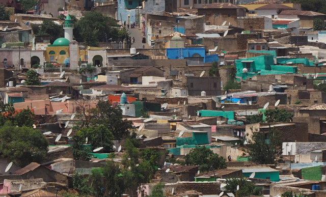 The Jugol (old town) of Harar is a maze of 368 alleyways and innumerable colourful houses squeezed into one square kilometre.