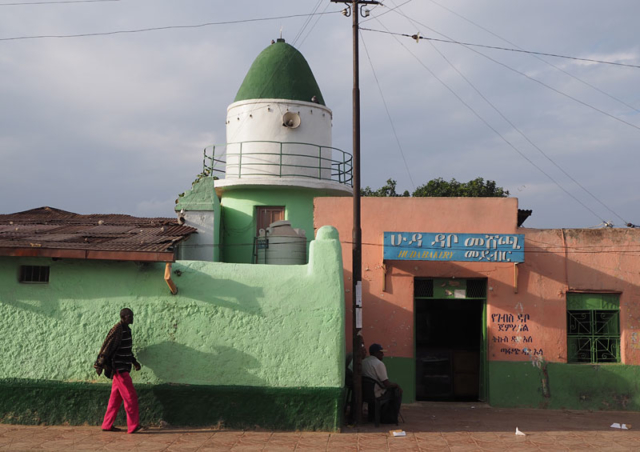 Street scene in Harar’s old town, which boasts 82 mosques in just one square kilometre.