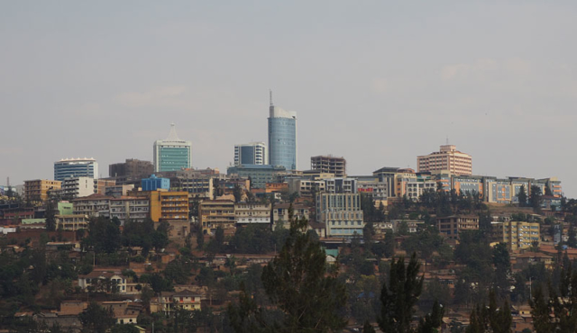 Kigali's modern skyline testifies to the country's rebuilding since the 1994 genocide.