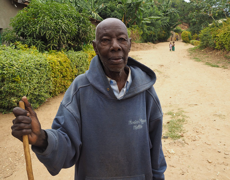 A village elder near Gisenyi.