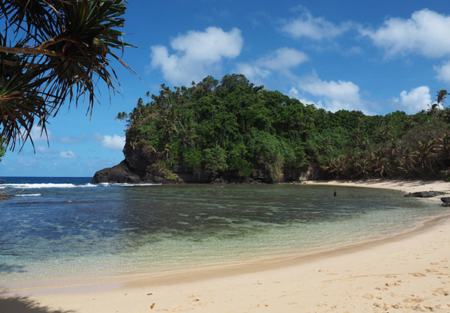 Fogama'a Beach, part of the National Marine Sanctuary of American Samoa.