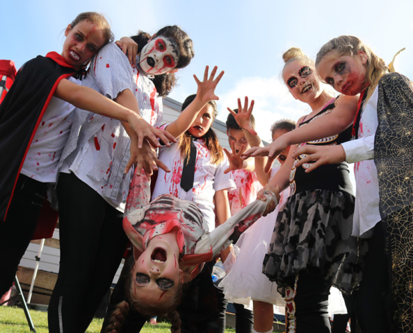 Young performers from DDF Dance Studio at Kerikeri Primary School’s Monster Mash