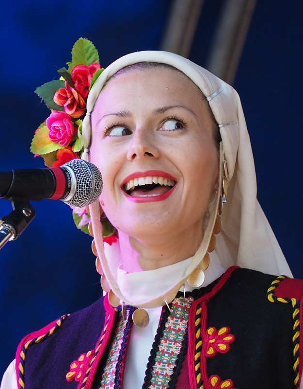 A singer from Bulgarian group Madara