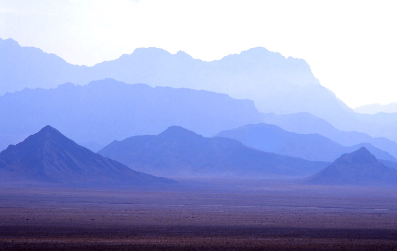 Desert scenery near Yazd, central Iran