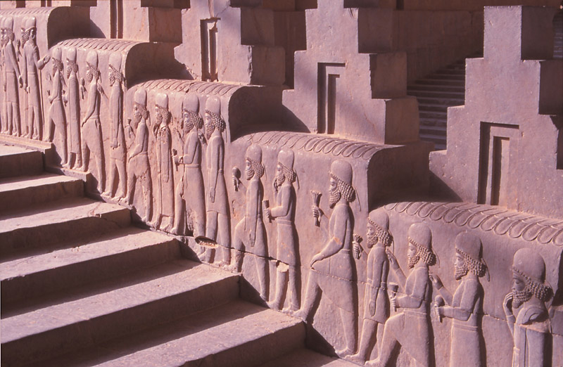 Bas-relief carvings on Persepolis’ famous Apadana staircase look as sharp as they did 2500 years ago