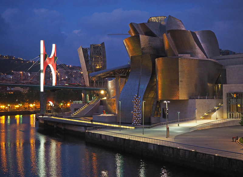 The Frank Gehry-designed, titanium-clad Guggenheim Museum is credited with reviving Bilbao