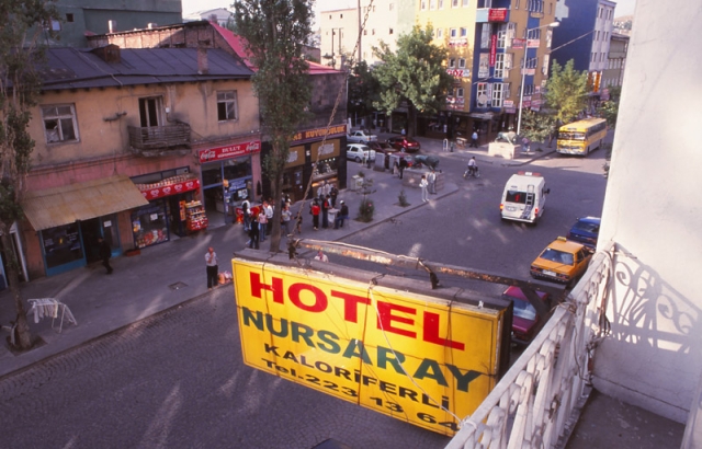View from the Hotel Nursaray in Kars