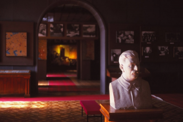 Inside the Stalin Museum in Gori, the Soviet dictator’s birthplace