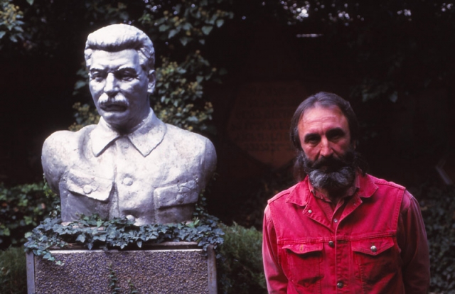 Temuri Kunelauri has spent 27 years turning his garden in village of Akhal Sopeli into a shrine to Stalin