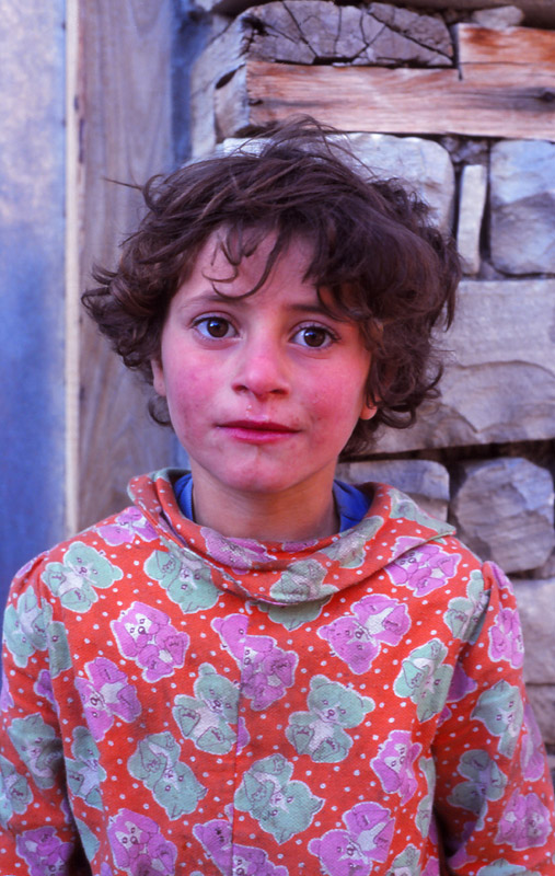 A village girl in Lahıc