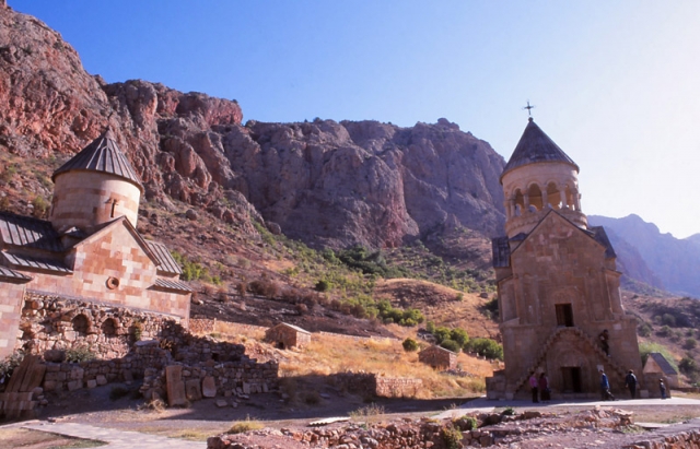 These churches at Norovank Monastery were built more than 700 years ago.