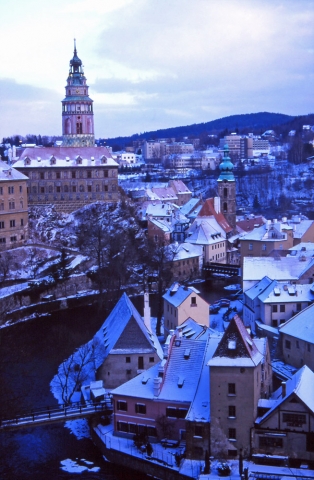 The South Bohemian town of Český Krumlov has changed little since the Middle Ages