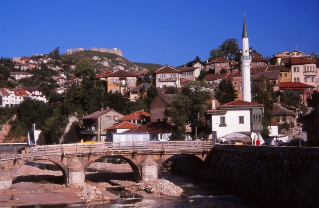 Bosnia, 1999: A ruined citadel looms over Sarajevo’s old town