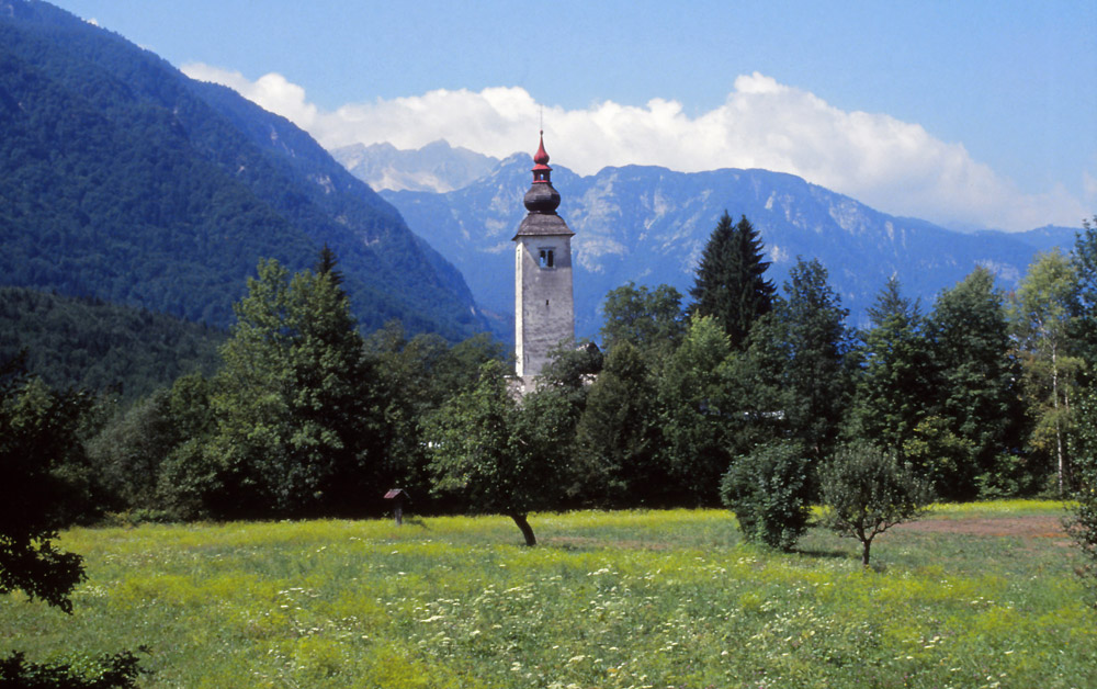 Slovenia, 1994: The countryside in postcard-pretty Slovenia could be mistaken for the Austrian Alps