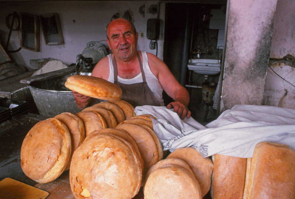 In Krujë bread is still made by hand at the town bakery