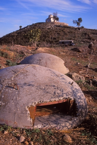 The Albanian countryside is littered with thousands of bunkers built during the Communist era