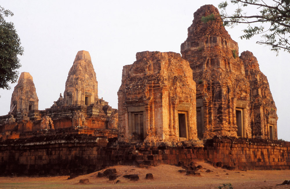 The ruins of Pre Rup, a funerary temple built in 944-68