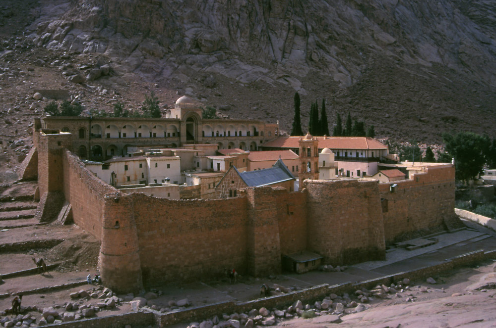 Built at the foot of Mt Sinai in 548-565AD, St Catherine's is one of the world's oldest  Christian monasteries. It also boasts the world's oldest continuously operating library