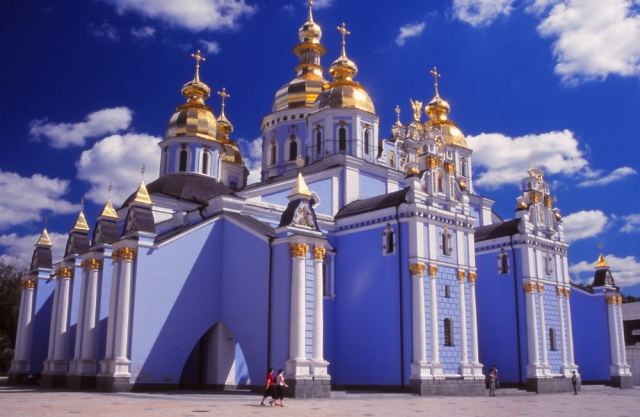 St Michael's Golden-Domed Monastery was originally built in Kyiv in the 12th century.