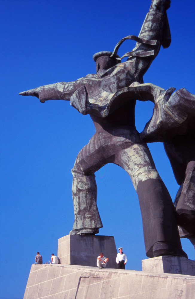The giant 'Soldier and Sailor' Memorial to Heroic Defenders of Sevastopol